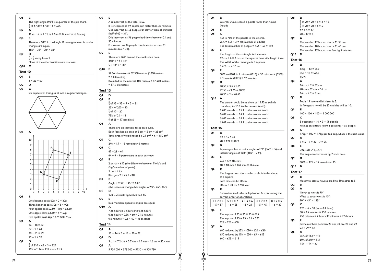 1228-collins-11-practice-11-maths-quick-practice-tests-age-10-11-year-6-book-3-for-the-2026-gl-assessment-tests-4.webp Collins 11+ Practice - 11+ Maths Quick Practice Tests Age 10-11 (Year 6) Book 3: For the 2026 GL Assessment Tests