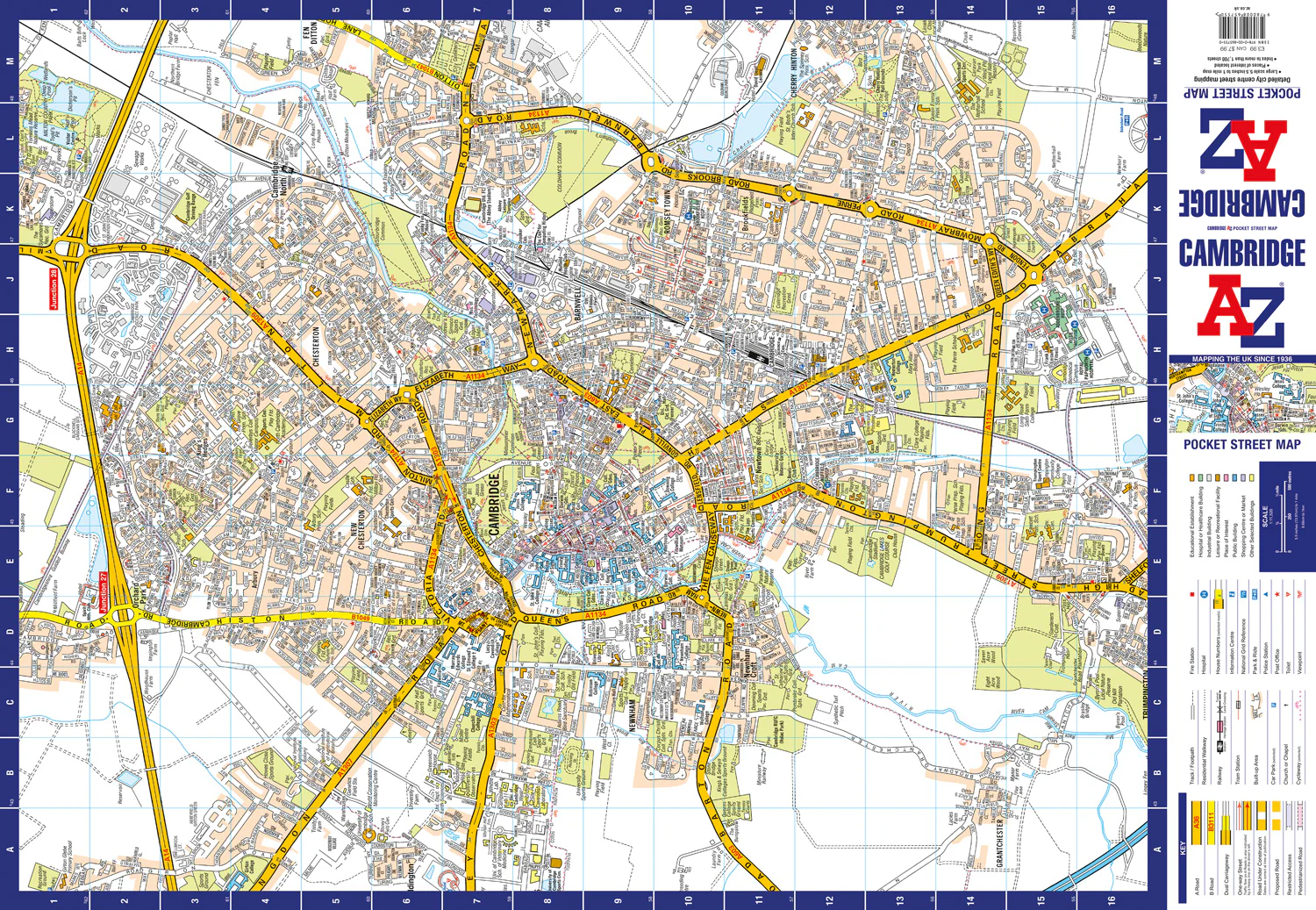Cambridge A-Z Pocket Street Map