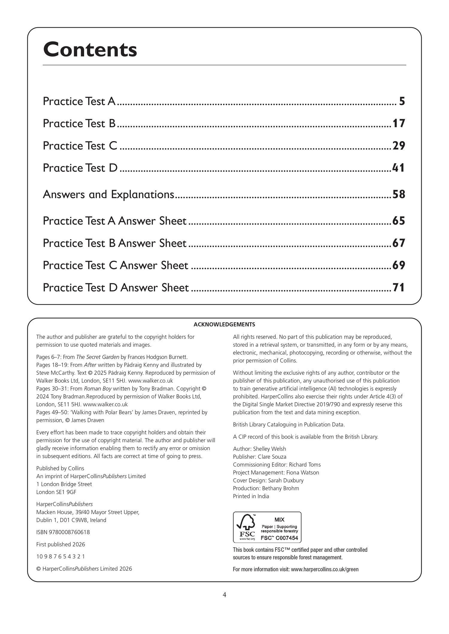 Collins 11+ Practice - 11+ English Practice Papers Book 3: For the 2026 GL Assessment Tests