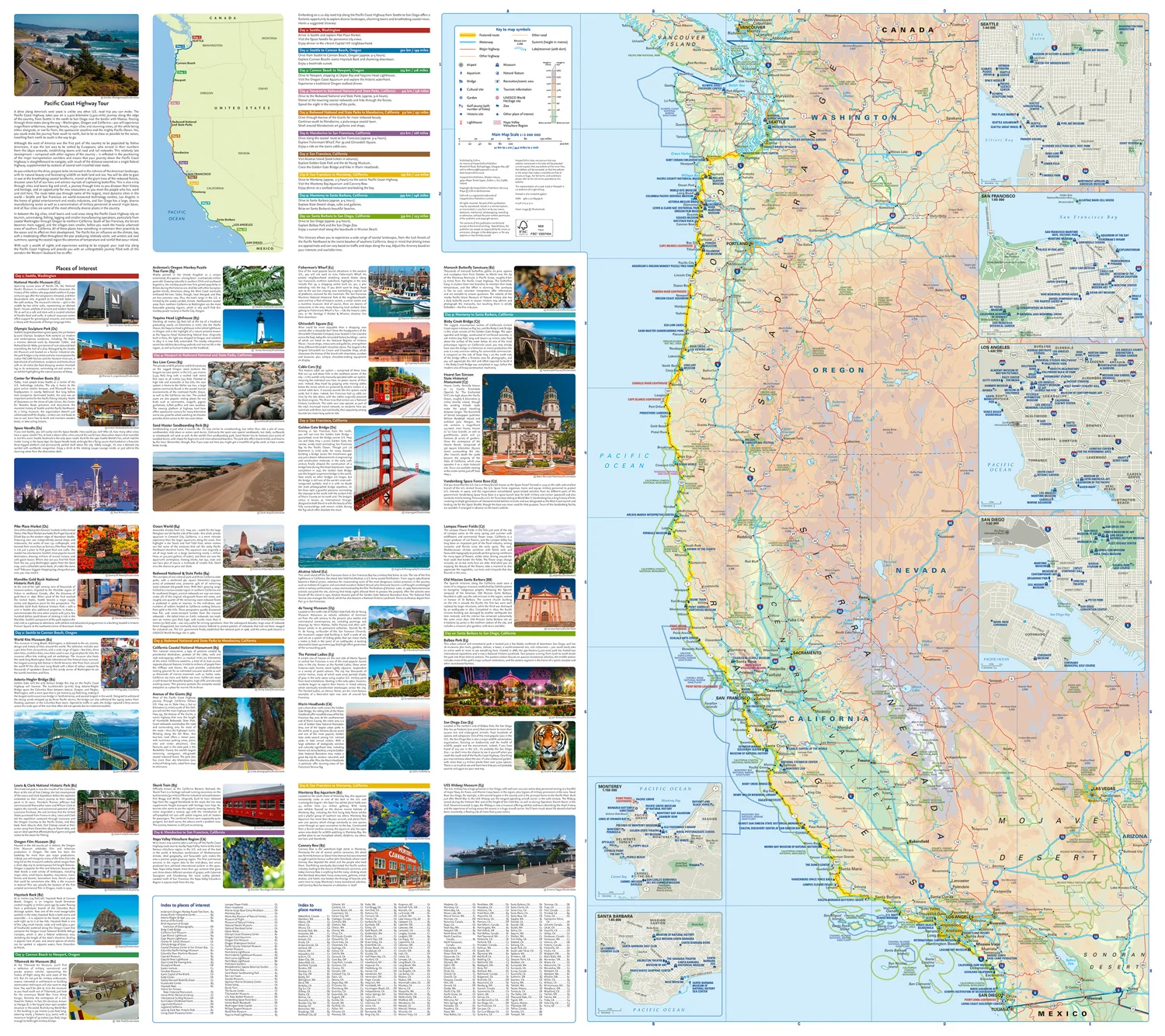 Pacific Coast Highway Adventure Map: Plan your dream trip along America's west coast