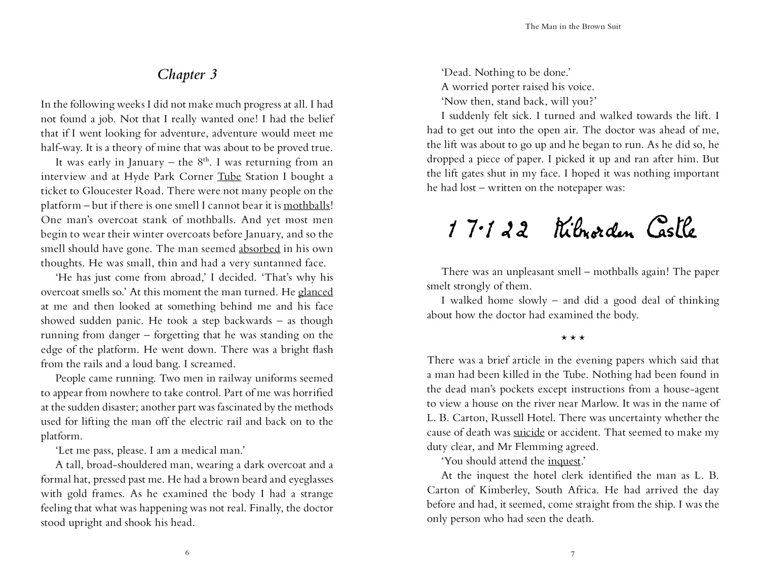 Collins Agatha Christie ELT Readers - The Man in the Brown Suit: Level 5, B2+ (First edition)