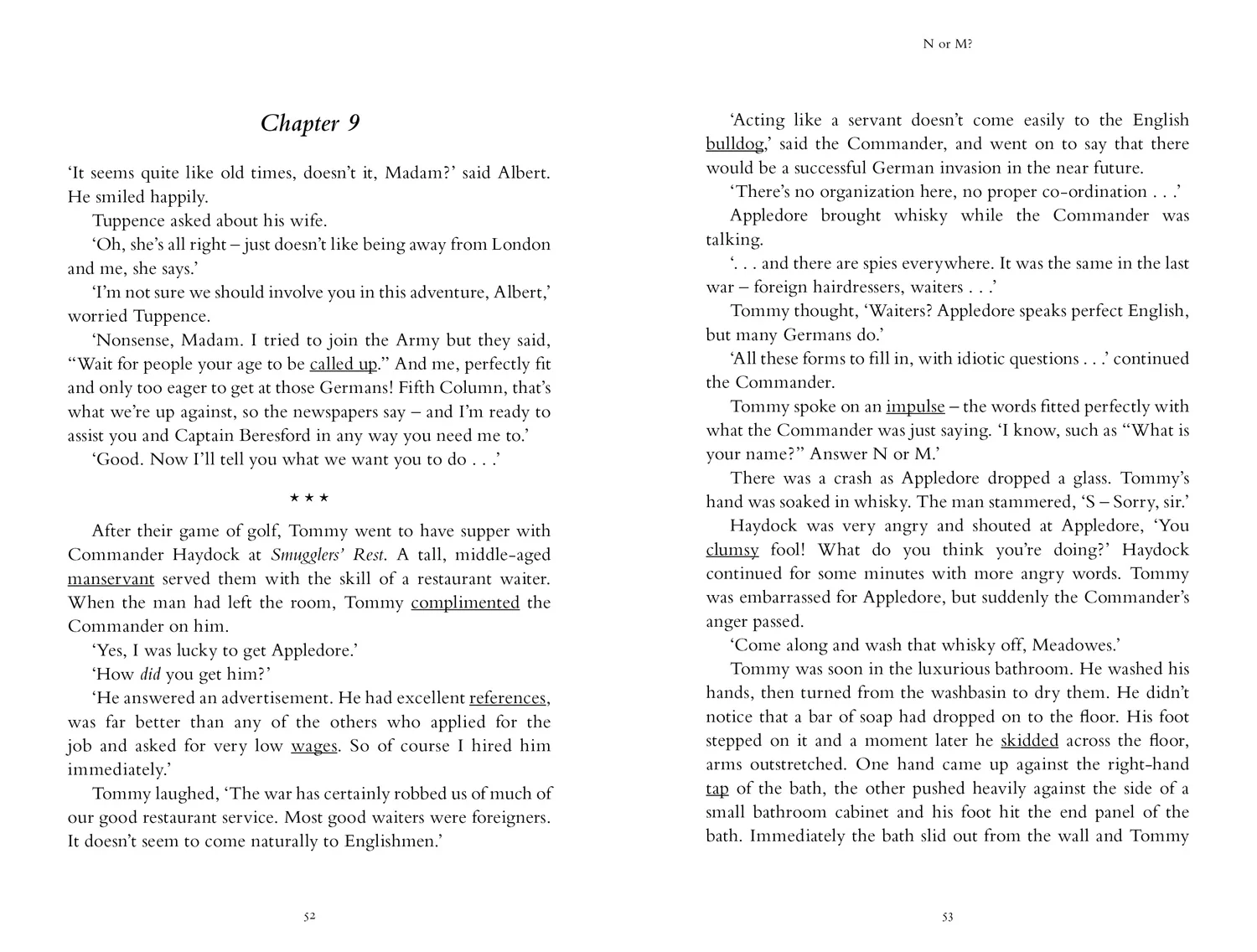 Collins Agatha Christie ELT Readers - N or M?: Level 5, B2+ (First edition)