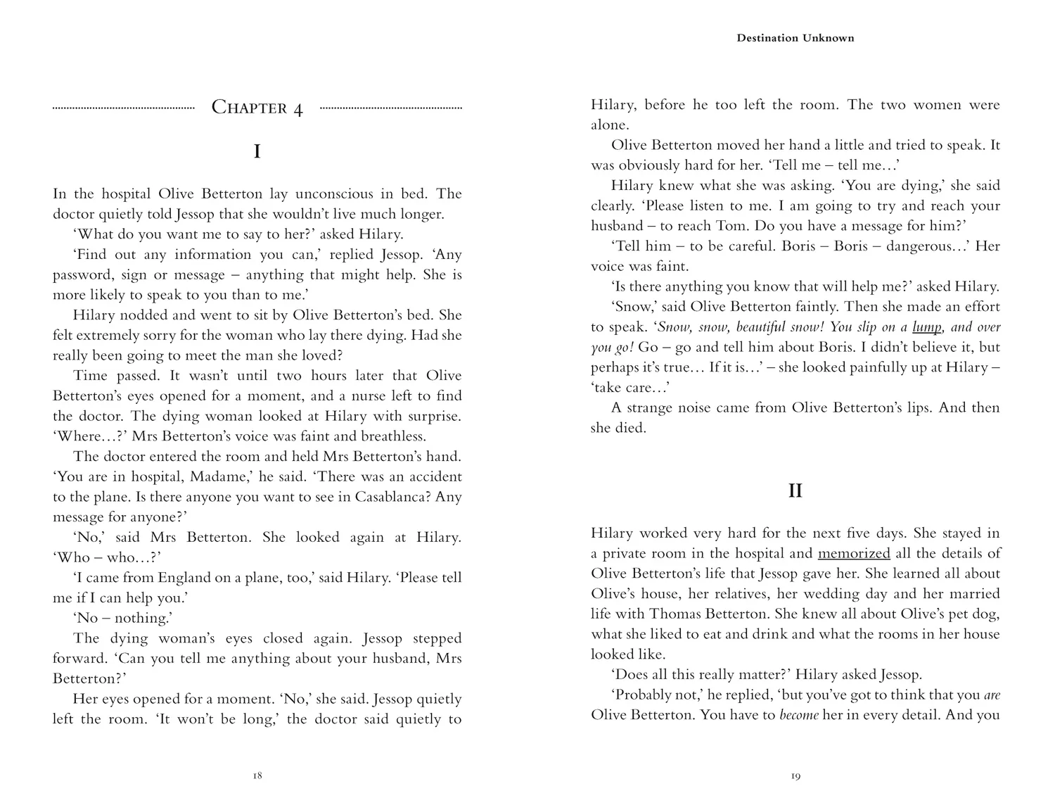 Collins Agatha Christie ELT Readers - Destination Unknown: B2+ Level 5 (Second edition)