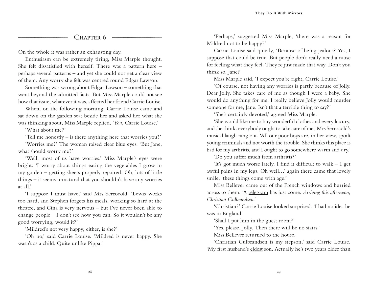 Collins Agatha Christie ELT Readers - They Do It With Mirrors: B2+ Level 5 (Second edition)