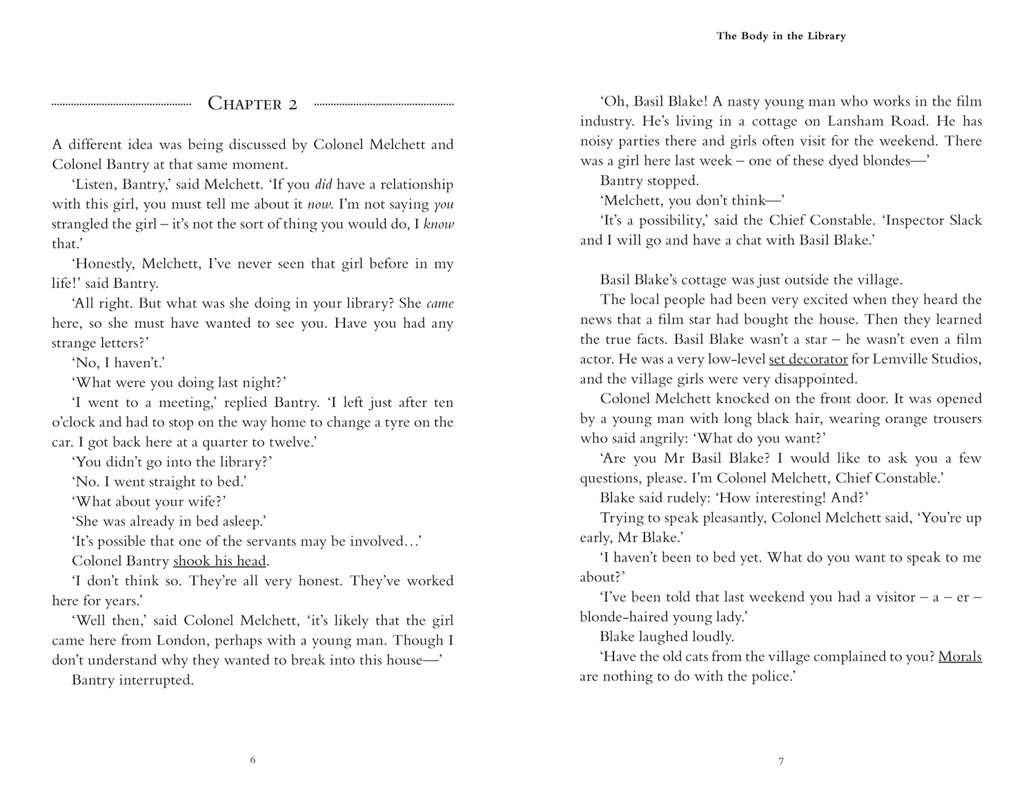 Collins Agatha Christie ELT Readers - The Body in the Library: B1