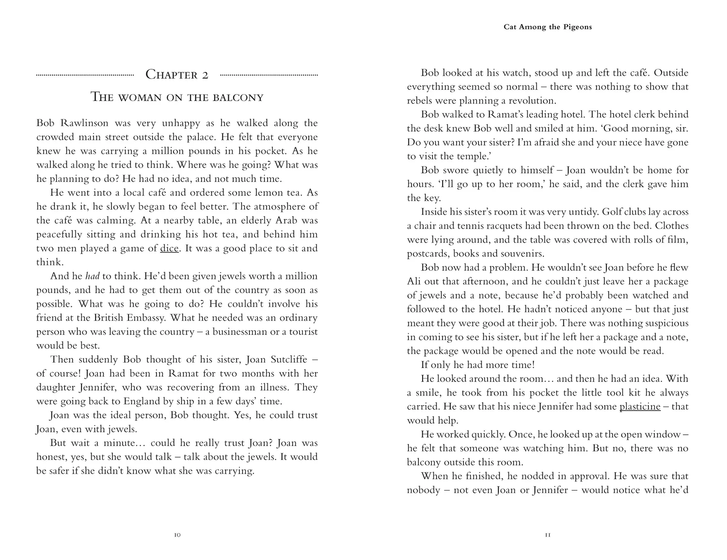 Collins Agatha Christie ELT Readers - Cat Among Pigeons: B2+ Level 5 (Second edition)