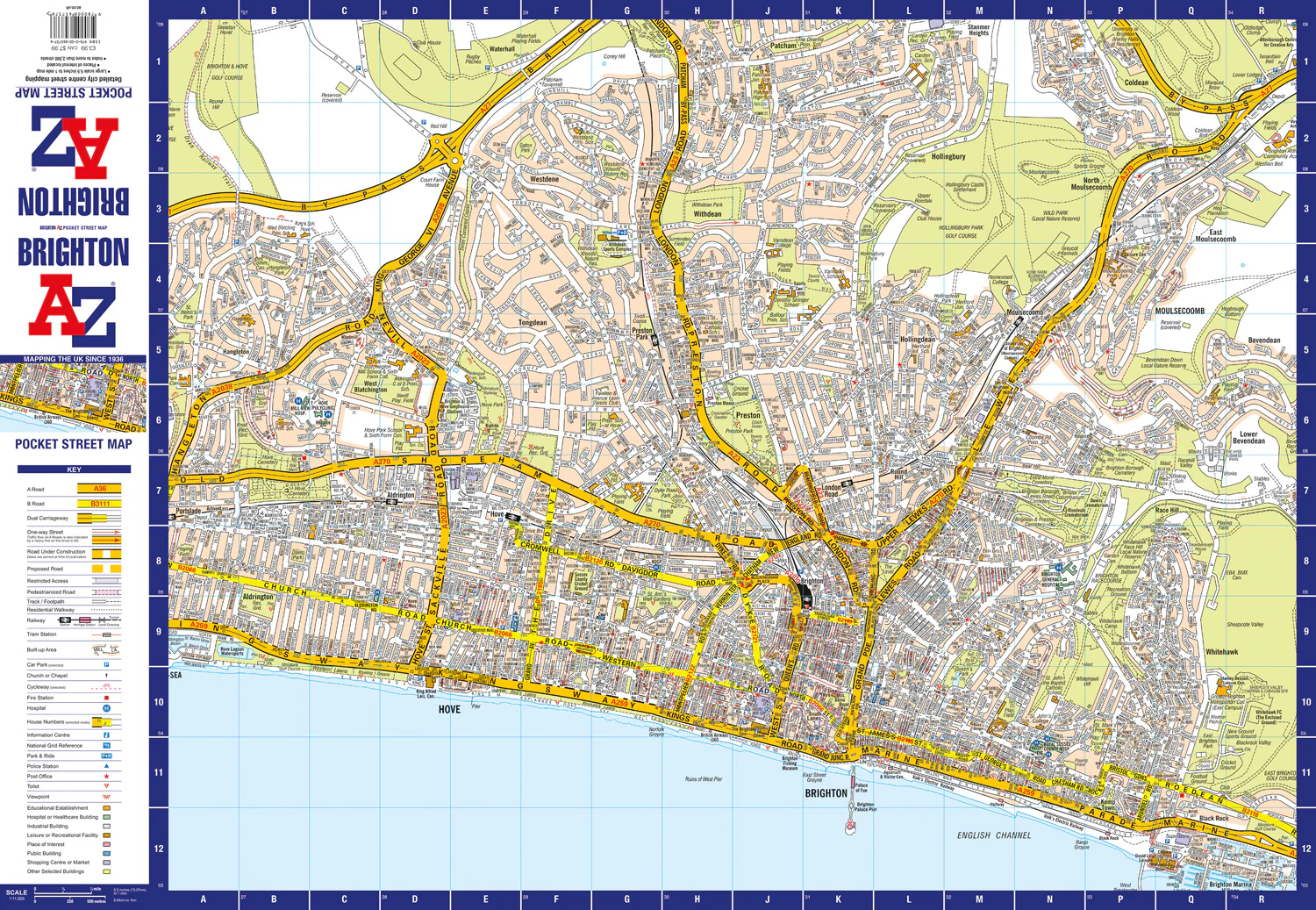 Brighton A-Z Pocket Street Map: (Second edition)