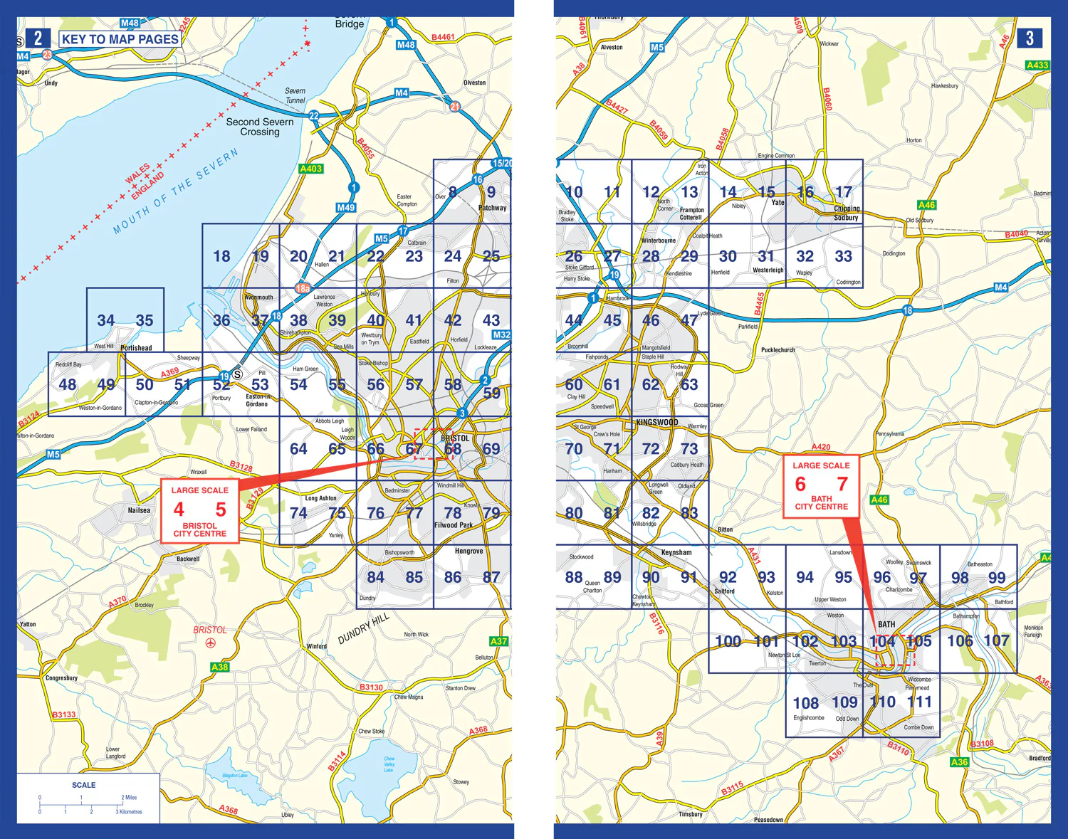Bristol and Bath A-Z Street Atlas: (Seventh edition)