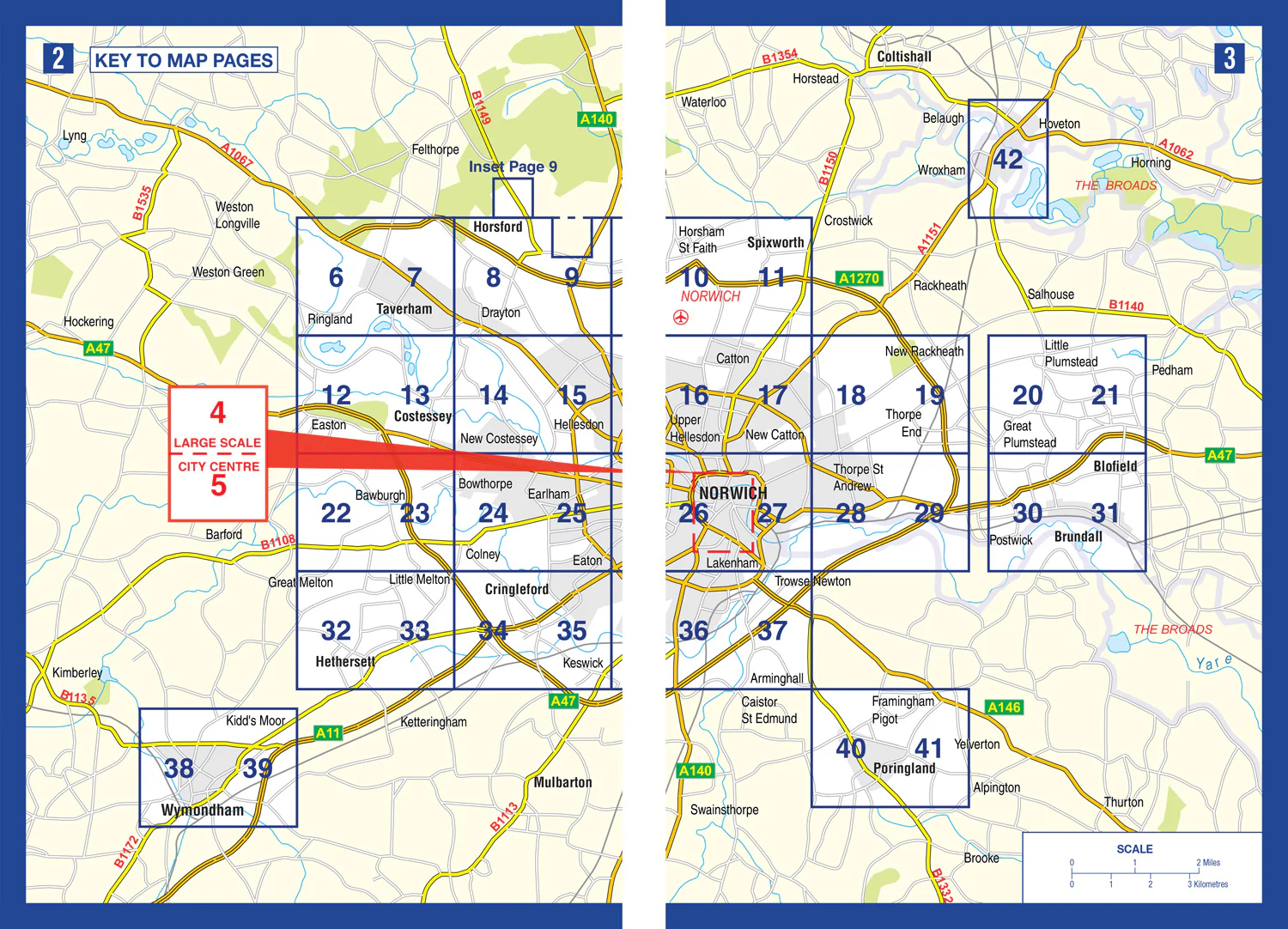 Norwich A-Z Street Atlas: (Tenth edition)