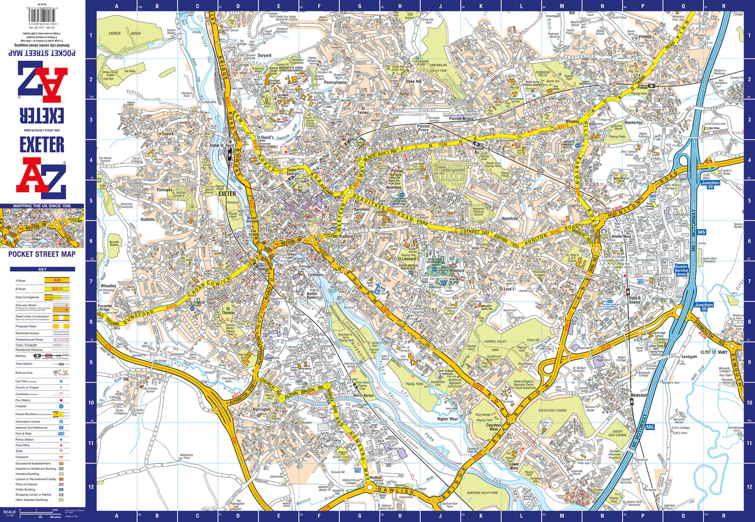 Exeter A-Z Pocket Street Map: (Second edition)