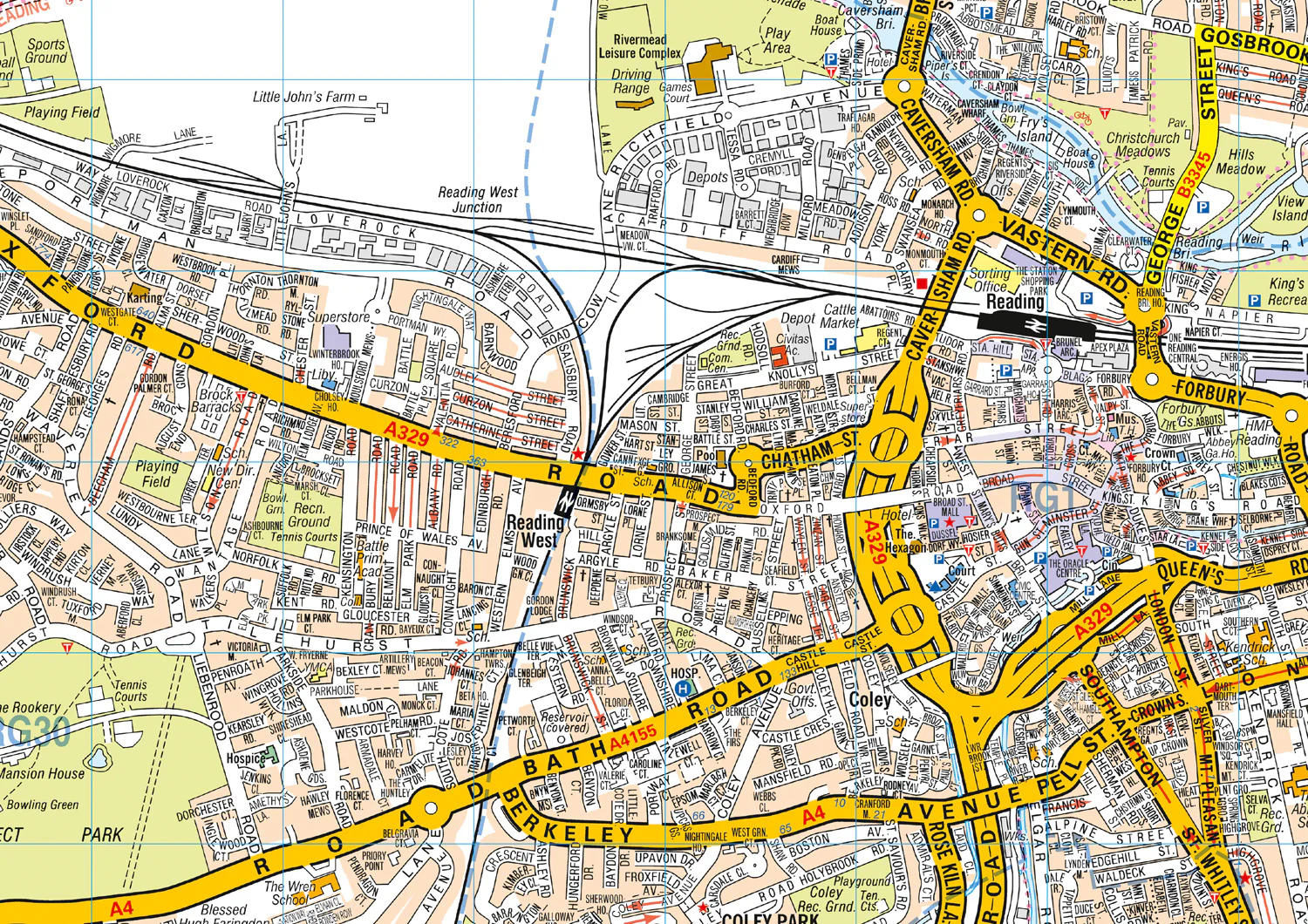 Reading A-Z Pocket Street Map