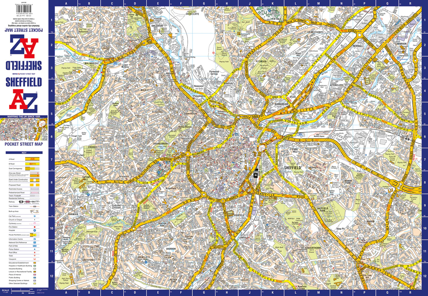 Sheffield A-Z Pocket Street Map: (Second edition)