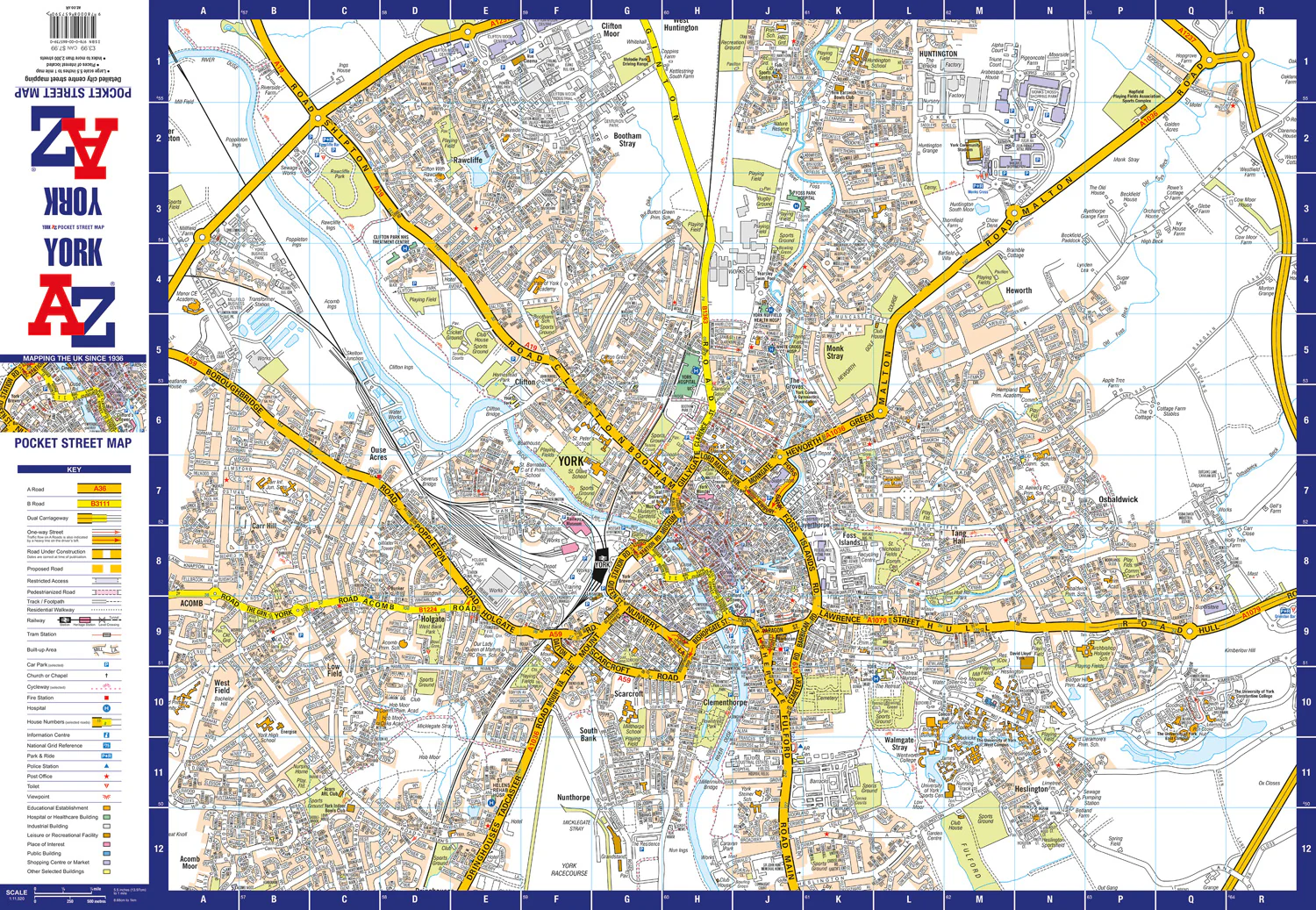 York A-Z Pocket Street Map: (Second edition)