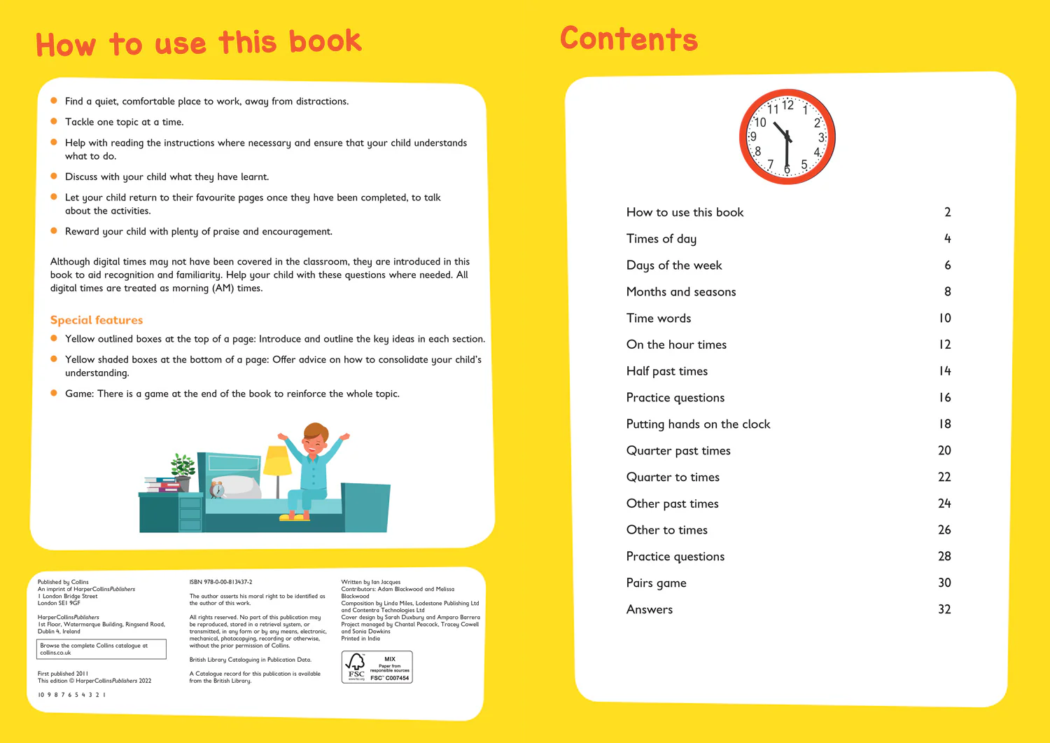 Collins Easy Learning KS1 - Telling the Time Ages 5-7: Ideal for home learning