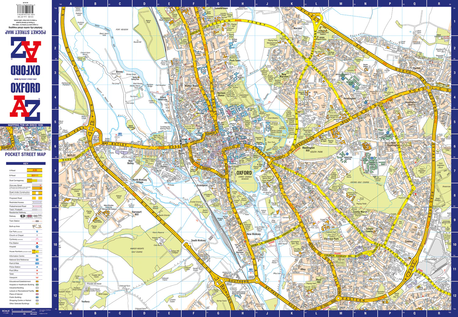 Oxford A-Z Pocket Street Map: (Second edition)