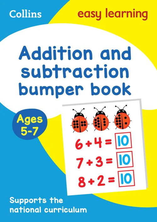 Collins Easy Learning KS1 - Addition and Subtraction Bumper Book Ages 5-7: Ideal for home learning