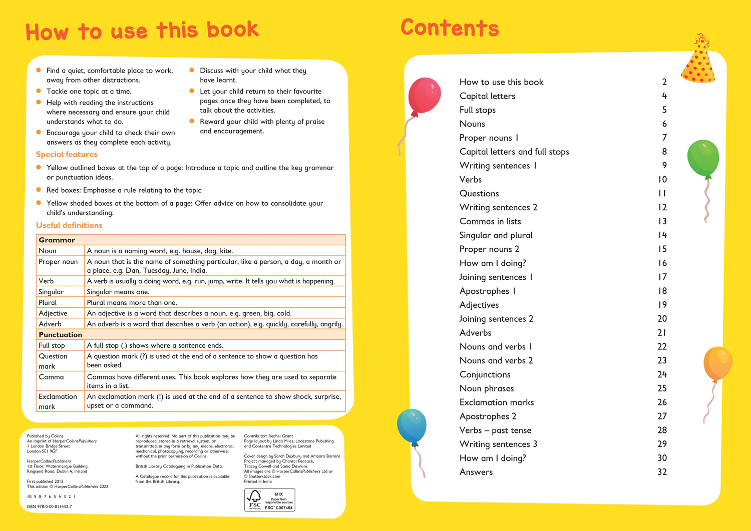 Collins Easy Learning KS1 - Grammar and Punctuation Ages 5-7: Ideal for home learning