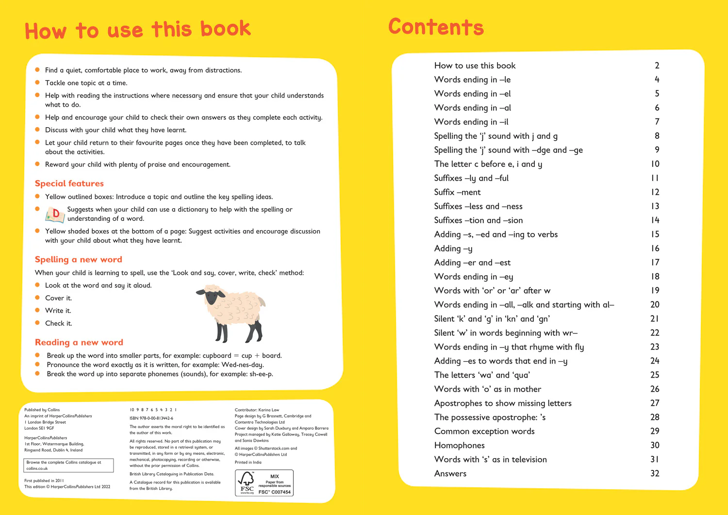 Collins Easy Learning KS1 - Spelling Ages 6-7: Ideal for home learning