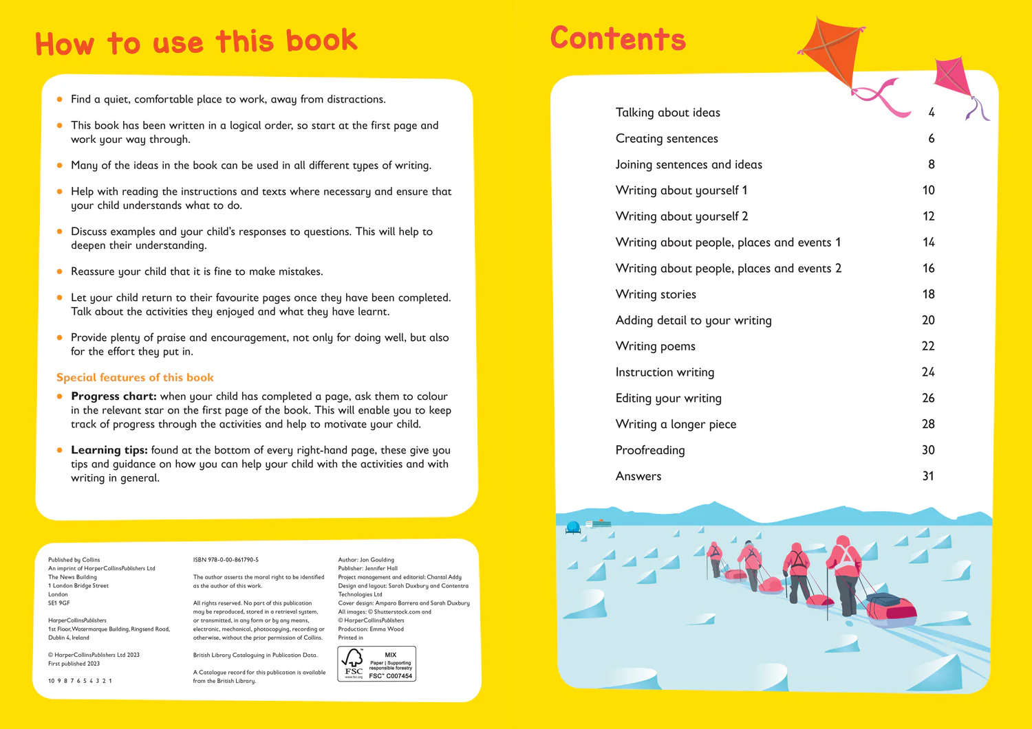 Collins Easy Learning KS1 - Writing Skills Activity Book Ages 5-7: Ideal for home learning