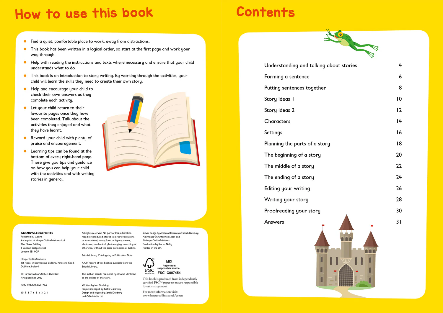 Collins Easy Learning KS1 - Story Writing Activity Book Ages 5-7