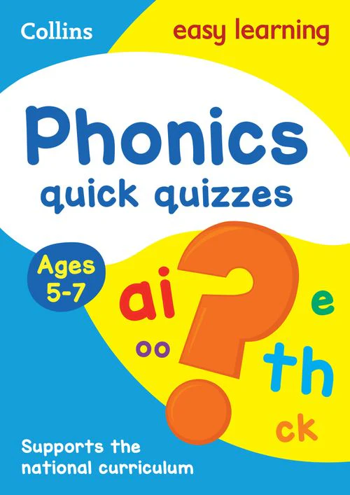 Collins Easy Learning KS1 - Phonics Quick Quizzes Ages 5-7: Ideal for home learning