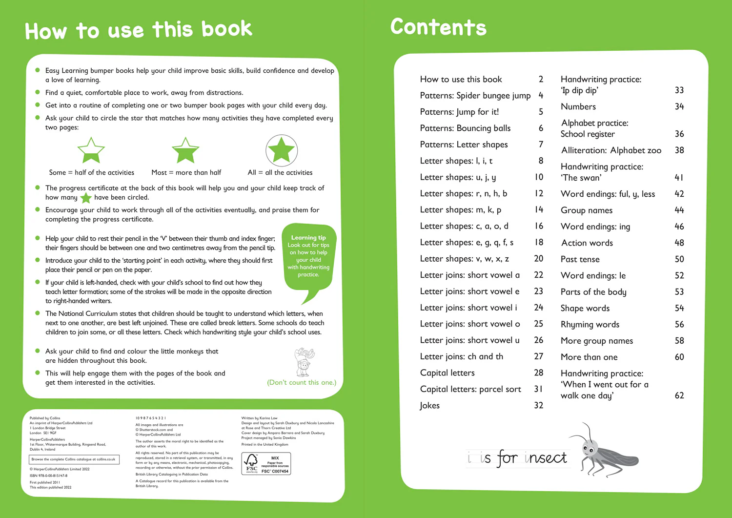 Collins Easy Learning KS1 - Handwriting Bumper Book Ages 5-7: Ideal for home learning