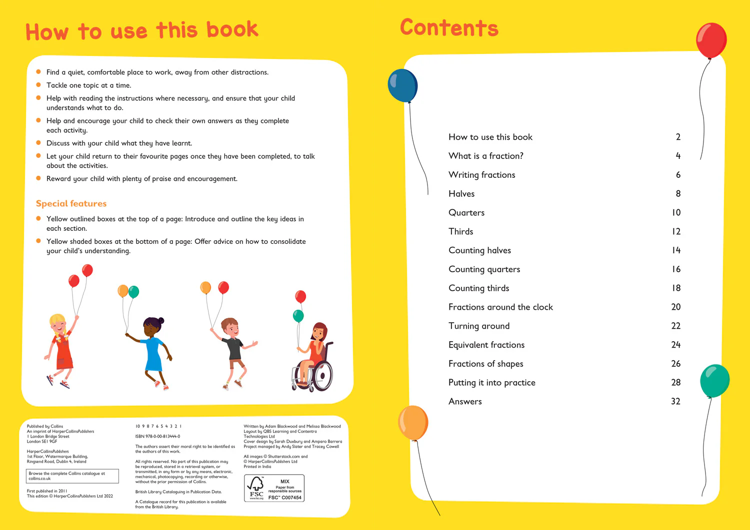 Collins Easy Learning KS1 - Fractions Ages 5-7: Ideal for home learning