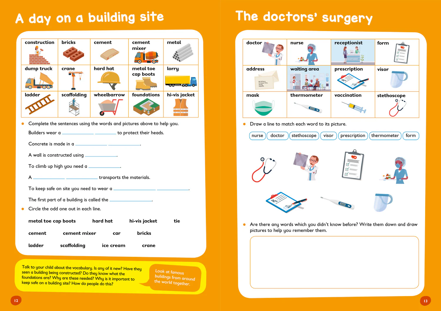 Collins Easy Learning KS1 - Vocabulary Activity Book Ages 5-7 - Collins