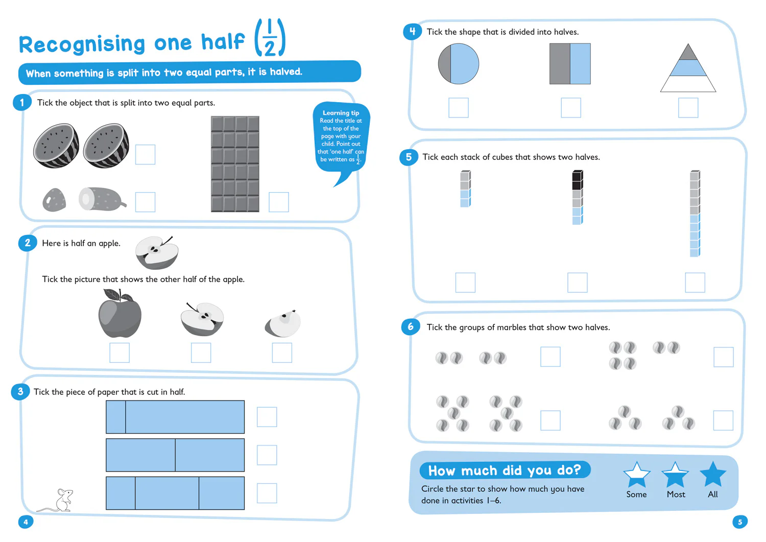 1467-collins-easy-learning-ks1-fractions-bumper-book-ages-5-7-ideal-for-home-learning-3.webp Collins Easy Learning KS1 - Fractions Bumper Book Ages 5-7: Ideal for home learning