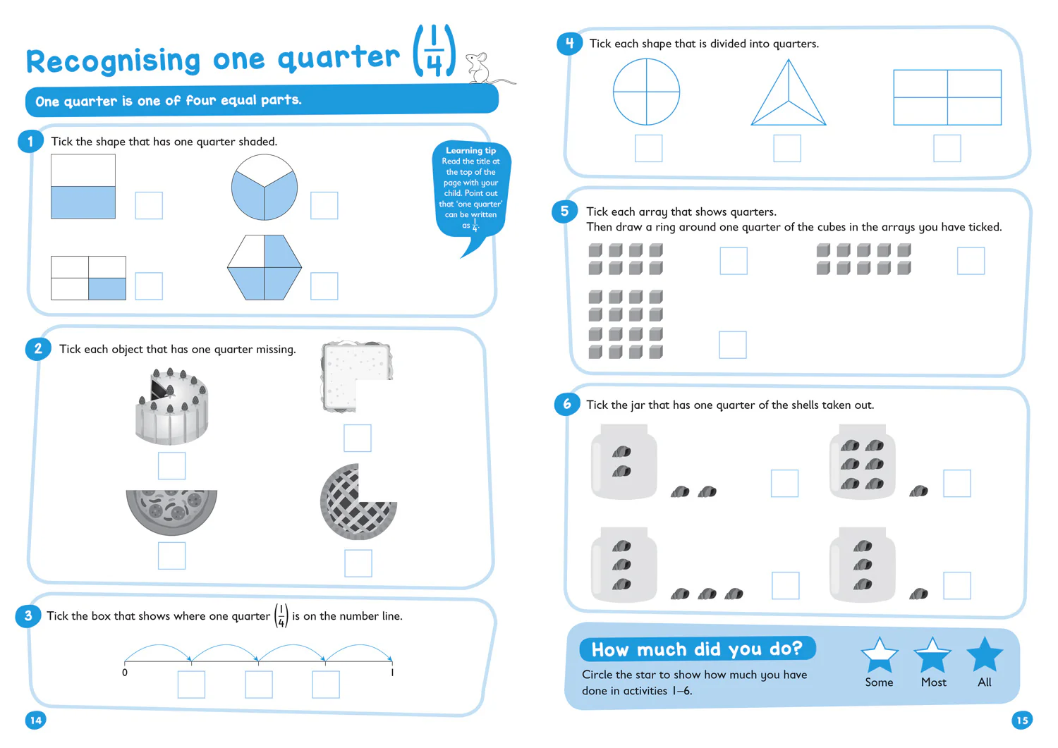 1467-collins-easy-learning-ks1-fractions-bumper-book-ages-5-7-ideal-for-home-learning-4.webp Collins Easy Learning KS1 - Fractions Bumper Book Ages 5-7: Ideal for home learning