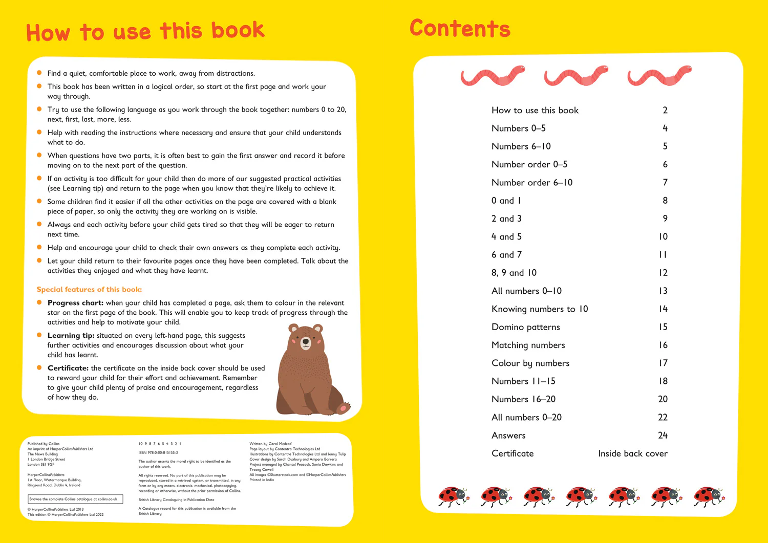 Collins Easy Learning Preschool - Numbers Workbook Ages 3-5: Prepare for Preschool with easy home learning
