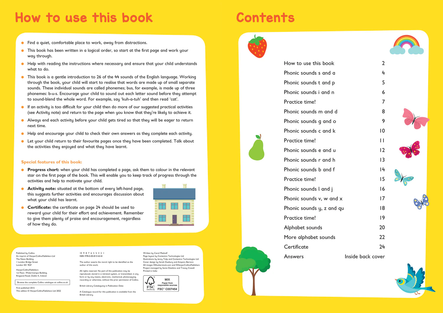 Collins Easy Learning Preschool - First Phonics Ages 3-4: Ideal for home learning