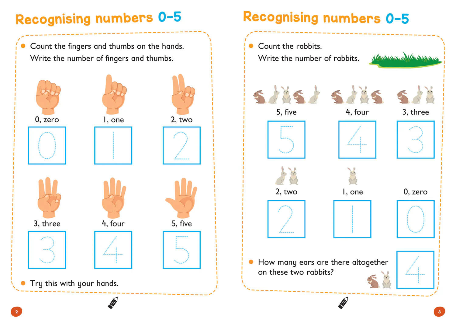 Collins Easy Learning Preschool - First Counting Age 3-5 Wipe Clean Activity Book: Ideal for home learning