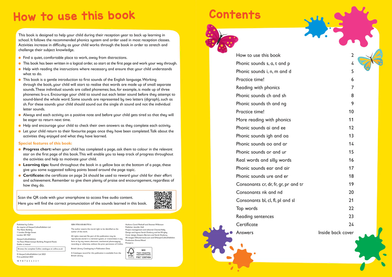 Collins Easy Learning Preschool - Phonics Ages 4-5: Ideal for home learning (Second edition)