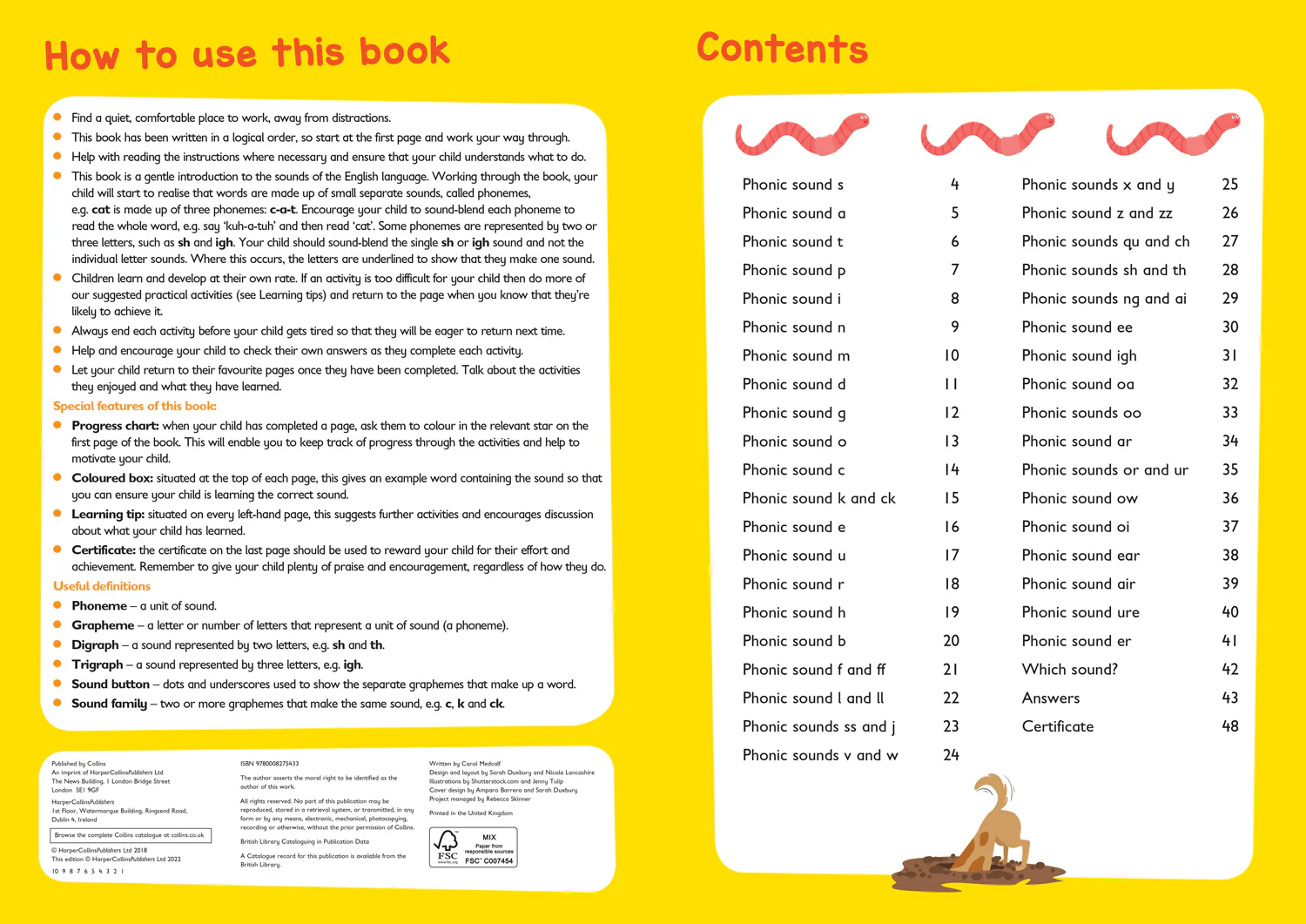 Collins Easy Learning Preschool - Phonics Bumper Book Ages 3-5: Ideal for home learning