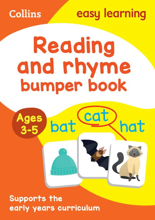 Collins Easy Learning Preschool - Reading and Rhyme Bumper Book Ages 3-5: Ideal for home learning