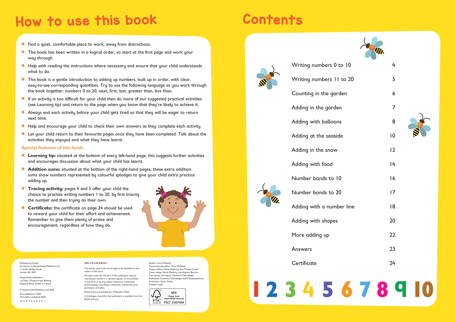 Collins Easy Learning Preschool - Adding Up Ages 3-5: Ideal for home learning