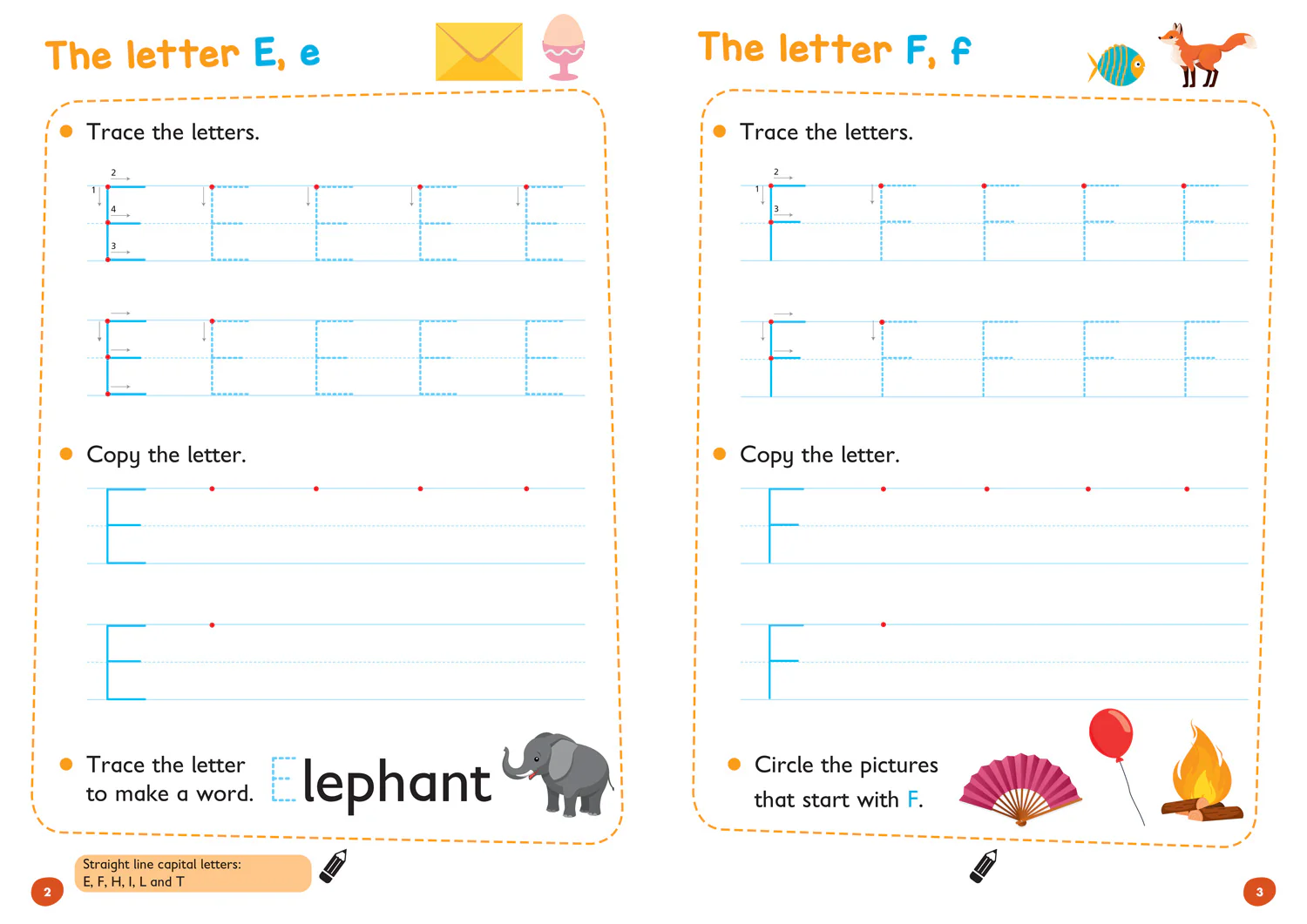 Collins Easy Learning Preschool - Upper Case Letters Age 3-5 Wipe Clean Activity Book: Ideal for home learning