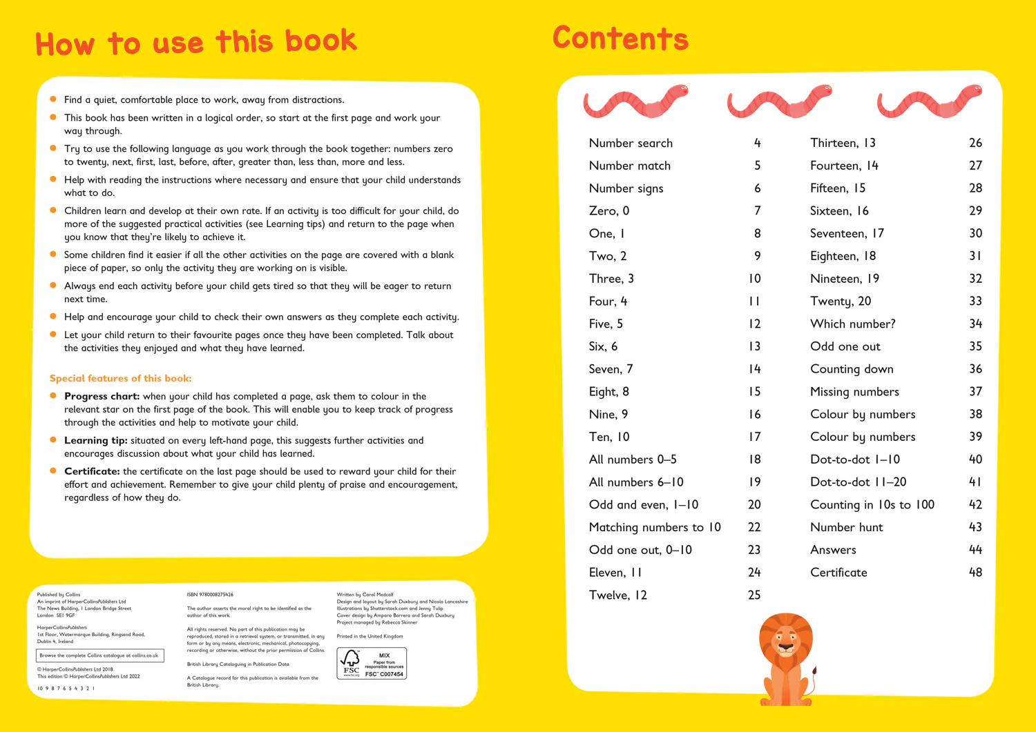 Collins Easy Learning Preschool - Numbers Bumper Book Ages 3-5: Ideal for home learning