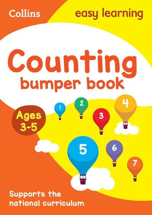 Collins Easy Learning Preschool - Counting Bumper Book Ages 3-5: Ideal for home learning