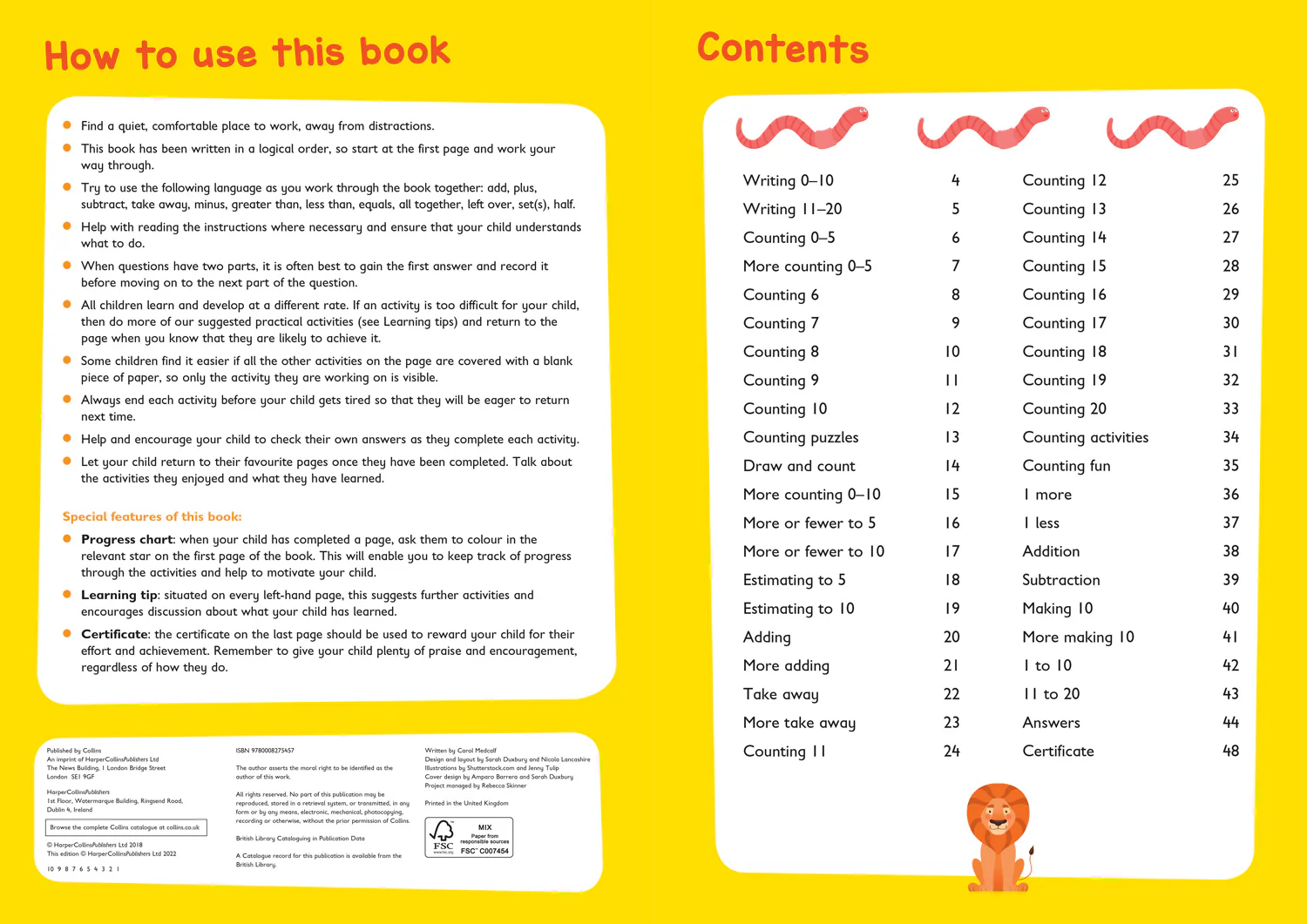 Collins Easy Learning Preschool - Counting Bumper Book Ages 3-5: Ideal for home learning