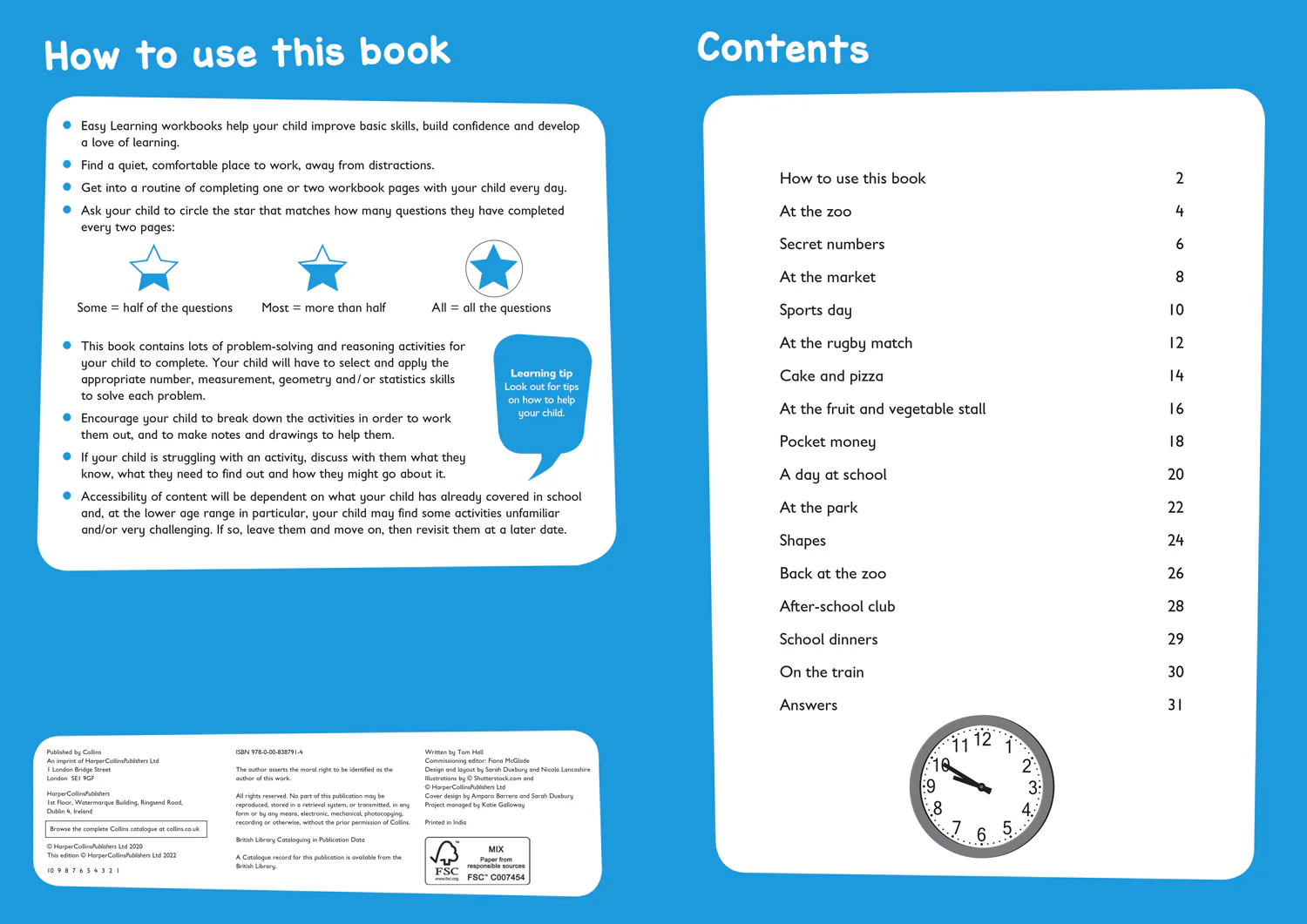 Collins Easy Learning KS2 - Problem Solving and Reasoning Workbook Ages 7-9: Ideal for home learning