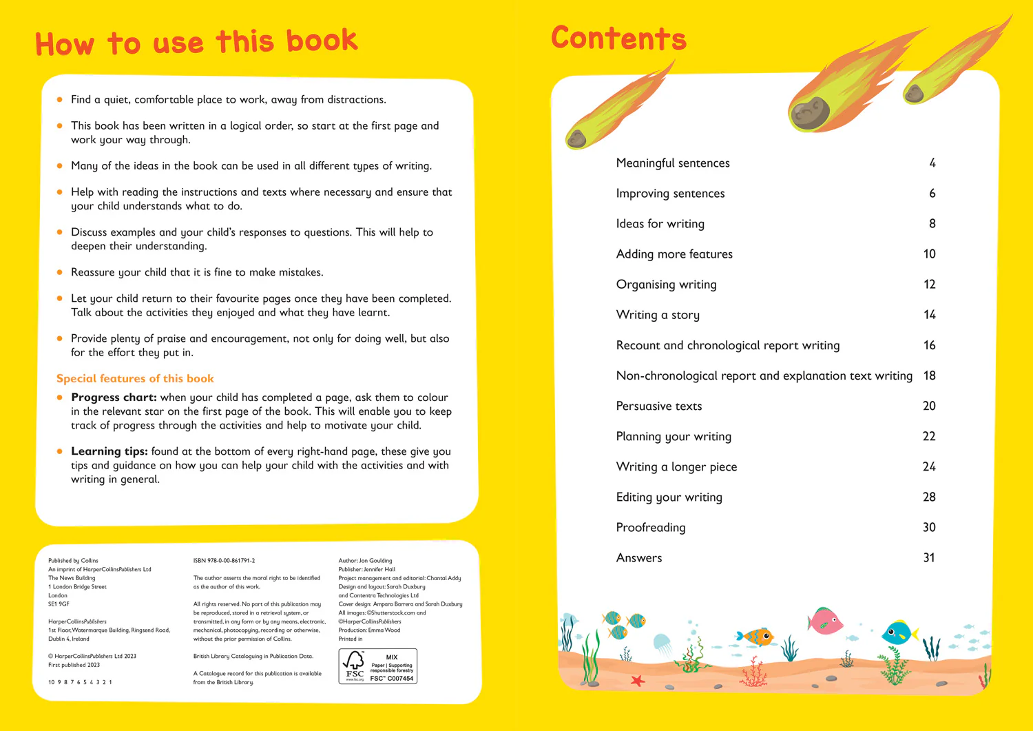Collins Easy Learning KS2 - Writing Skills Activity Book Ages 7-9: Ideal for home learning