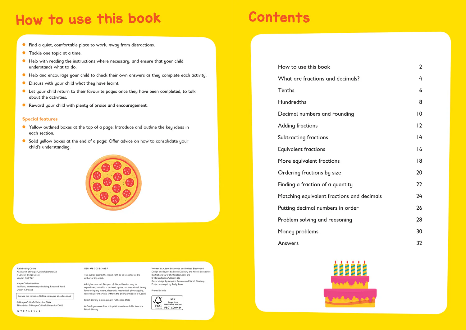 Collins Easy Learning KS2 - Fractions and Decimals Ages 7-9: Ideal for home learning