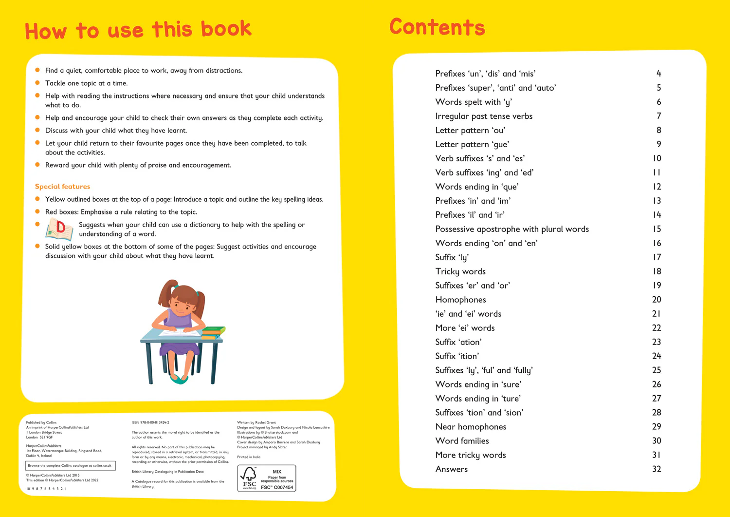 Collins Easy Learning KS2 - Spelling Ages 7-8: Ideal for home learning