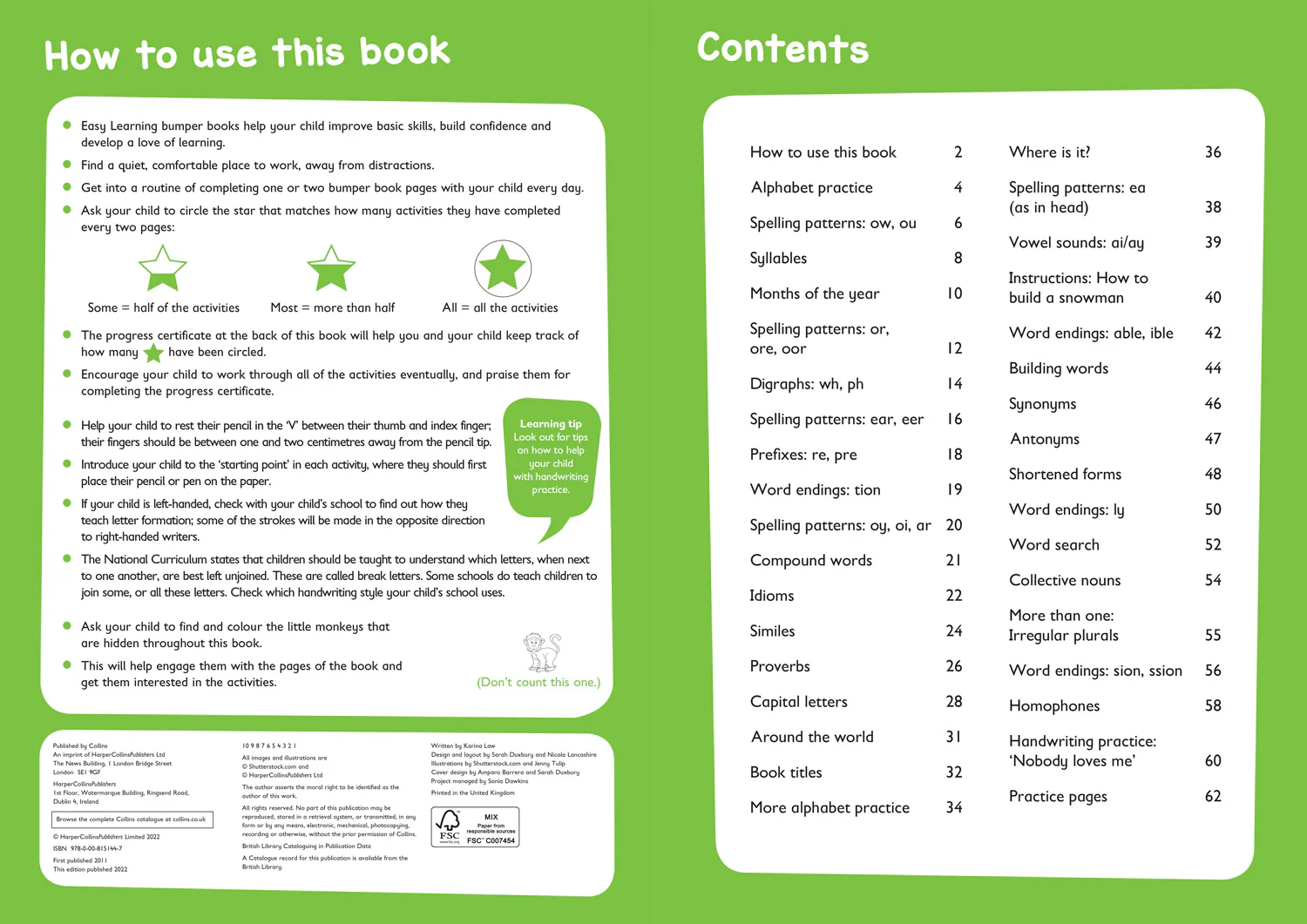 Collins Easy Learning KS2 - Handwriting Bumper Book Ages 7-9: Ideal for home learning