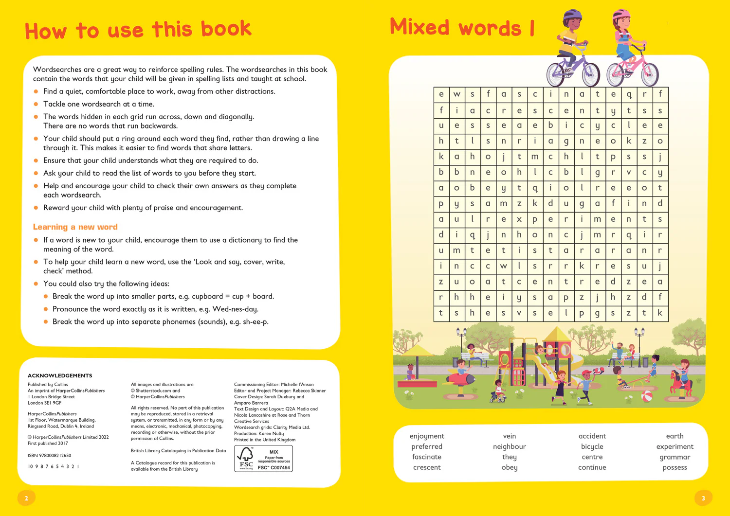 Collins Easy Learning KS2 - Spelling Word Searches Ages 7-9: Ideal for home learning