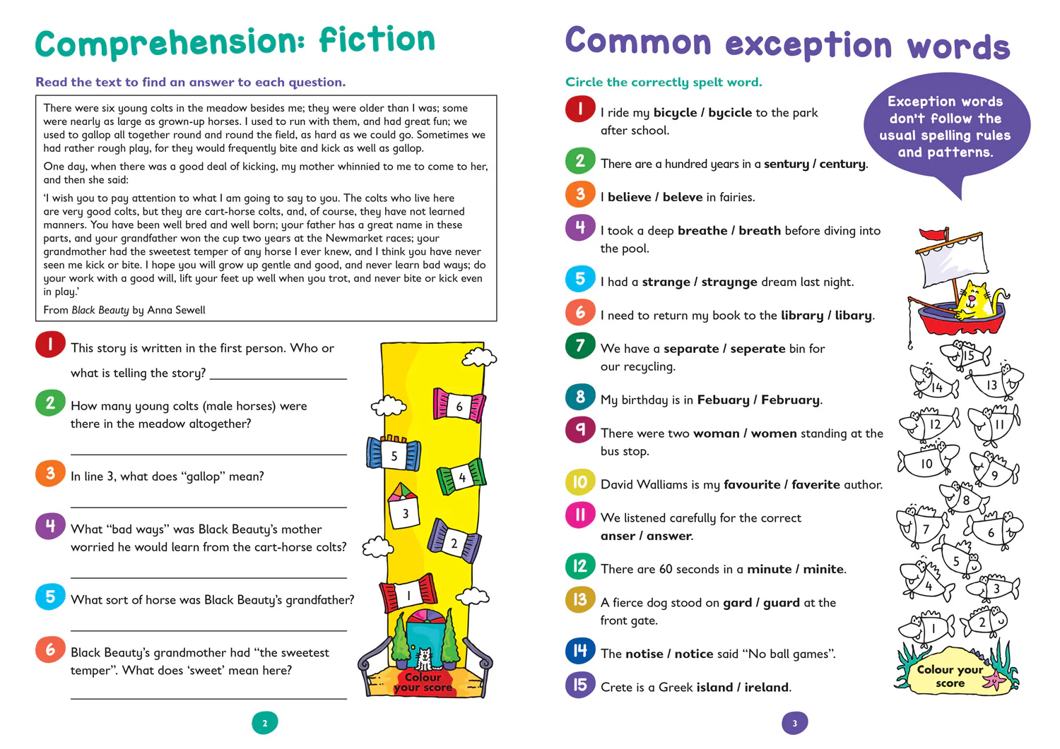 Collins Easy Learning KS2 - English Quick Quizzes Ages 7-9: Ideal for home learning