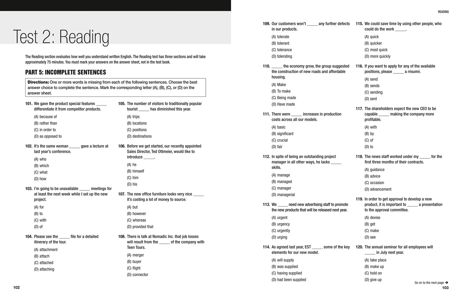 Collins English for the TOEIC Test - Practice Tests for the TOEIC Test: (Second edition)