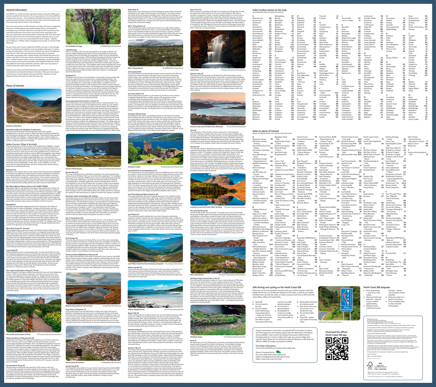 NC500 Pocket Map: Plan your adventure on Scotland’s North Coast 500 route official map (New edition)